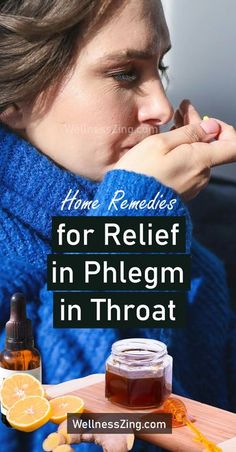 Cough is a common symptom that most of us experience. There can be a multitude of reasons behind its occurrence such as weather changes, exposure to irritants, mucus triggering foods, etc. Constant coughing that is accompanied by gooey phlegm can bring immense irritation and embarrassment. Let's explore some effective home remedies for relief in #cough and #phlegm in throat.  #HomeRemedies Throat Phlegm Remedies, Remedies For Phlegm In Throat, Essential Oils For Phlegm In Throat, How To Cough Up Mucus Chest Congestion, Cough And Phlegm Remedies, Natural Remedies For Phlegm, Tea For Sore Throat And Congestion, Homemade Cough Suppressant, Home Remedy For Cough And Mucus