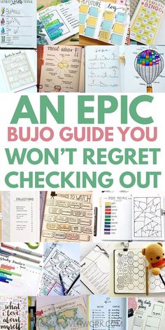 the ultimate guide to massive bujo guides with best example spreads ever - click here