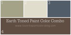 the earth tone paint color combo