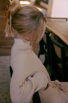 Blond Aesthetic, Classy Hair, Timeless Hairstyles, Chic Hair, Chic Hairstyles, Good Hair Day, Hair Envy, Dream Hair, Hair Dos