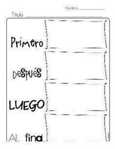 a printable spanish worksheet with the words and numbers for each letter in it