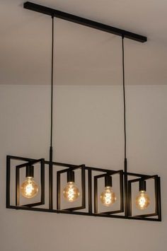 Modernzávěsnsvítidlo v elegantním designu se čtyřmi světelnými zdroji v natáčecích rámechSvítidlo je vyrobeno z Hanging Bedroom Lights, Industrial Lighting Design, Lustre Industrial, Modern Hanging Lights, Room Hanging Lights, Modern Lighting Chandeliers, Home Lighting Design, Metal Furniture Design, Ceiling Light Design