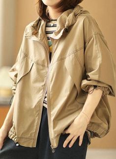 Fashion Trend Inspiration, Classy Jumpsuit, Women Blouses Fashion, Maxi Coat, Fall Hoodies, Hoodie Coat, Korean Girl Fashion, Outwear Jackets, Modest Fashion Outfits