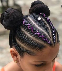 Braided Bun Hairstyles For Kids, Bob For Short Hair, Box Braids Crochet, Crochet Braids Twist, Braids Twist, Goddess Hairstyles, Hairdos For Curly Hair, Sassy Hair