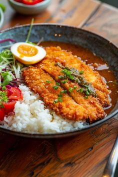 the meal is prepared and ready to be eaten on the table in the restaurant or cafe