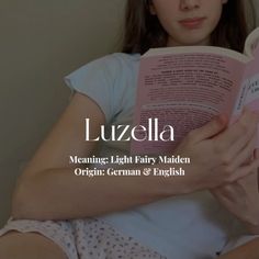 #aesthetic #girlname #germany #english #luzella German Names Girl, Claire Name, Sims Names, Name Aesthetic, Oc Names, Meaningful Baby Names, German Names, Fantasy Character Names