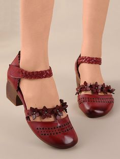 Product Details Product Title: Vintage Applique Decor Braided Block Heel Cowhide Leather Sandals QAF5 35,Tag Size 35,US 35,Length 22.50,Heel Height 4.0036,Tag Size 36,US 36,Length 23.00,Heel Height 4.0037,Tag Size 37,US 37,Length 23.50,Heel Height 4.0038,Tag Size 38,US 38,Length 24.00,Heel Height 4.0039,Tag Size 39,US 39,Length 24.50,Heel Height 4.0040,Tag Size 40,US 40,Length 25.00,Heel Height 4.00 Vintage Applique, Steam Punk, Boho Stil, Mary Jane Shoes, Ballerinas, Cowhide Leather, Leather Sandals, Hair And Nails, Me Too Shoes