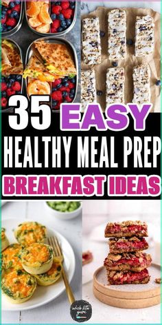 Start your week with these easy, healthy breakfast meal prep ideas. Perfect for weight loss and busy mornings. You'll find healthy recipes like muffin tin egg bites, bento breakfast boxes, homemade granola bars, and breakfast squares. Breakfast Bento Box Ideas, Muffin Tin Egg Bites, Easy Healthy Breakfast Meal Prep, Healthy Meal Prep Breakfast Ideas, Bento Breakfast, Breakfast Meal Prep Healthy, Eggs Avocado Toast, Breakfast Bento, Breakfast Boxes