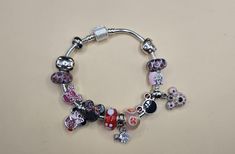 Minnie ,mickey theme beaded Pandora style bracelet , Mickey Minnie Heart Bead Bracelet Red & Black Crystal Enamel Trendy Pendant Charm Bracelet Jewelry, Bowknot, Cartoon Mouse Theme Silver Charms Bracelet Pandora Bracelet Disney, Mickey Bracelet, Heart Bead Bracelet, Pandora Christmas, Mickey Theme, Disney Bracelet, Bracelet Pandora, Charms Bracelet, Pandora Style