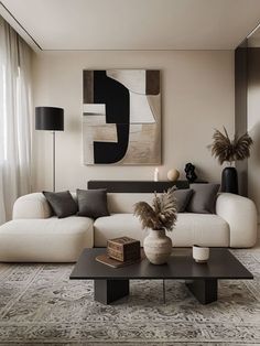 Livingrooms Design Ideas 2024 Modern, Grey Living Room Color Schemes, Modern Living Room Couch Ideas, Modern Chic Living Room, Art Above Sofa, Cozy Fall Home, Color Living Room, Ideas For Autumn, Home Decor Cozy