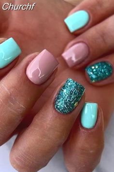 Hairstylist Nails Ideas, Colorful Nails, Painted Nails, Cute Gel Nails, Short Acrylic Nails Designs, Dipped Nails, Beauty Stuff, Nail Technician, Fancy Nails