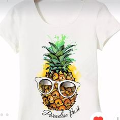 Darling Pineapple Tee Shirt With Paradise Fruit Written In Black %Cottonsoft And Comfy Bundle With Darling Pineapple Shorts Sold In Separate Listing Harry Potter Platform, Fringe Tshirt, New Darlings, Ghost Tee, Urban Outfitters Top, Cotton Box, Graphic Crop Top, Cut Tees, Black Graphic Tees