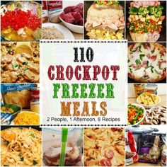 the crockpot freezer meals are ready to be eaten in less than 30 minutes