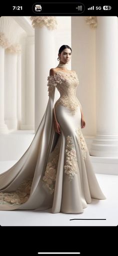 Classy Wedding Dress, Evening Dress Fashion, Lace Decor, Dress 2024, 3d Flowers, Prom Party