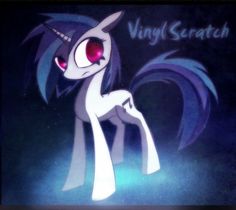 an animated image of a pony with red eyes