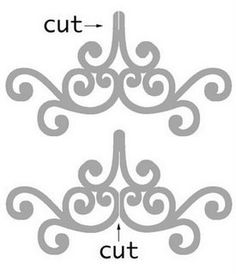 an image of the cut out pattern