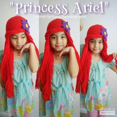 Ariel,Ariel Little mermaid crochet hat,ariel hat,ariel wig hat,disney character hat,baby disney princess wig,ariel wig hat,ariel costume,hat Princess Jasmine Wig, Disney Crochet Hats, Ariel Crochet, Frozen Crochet Hat, Crochet Minnie Mouse Hat, Little Mermaid Crochet, Frozen Hat, Ariel Wig, Characters Cosplay