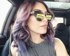 Rainbow Hair Colors, What Is Balayage Hair, What Is Balayage, Best Balayage, Unicorn Hair Color, Hair 50, Purple Balayage, Texture Ideas, Balayage Ideas