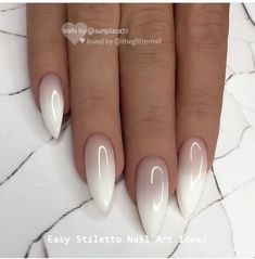 30 Great Stiletto Nail Art Design Ideas #nail #stilettonails Unghie Sfumate, Nail Art Designs Images, Stiletto Nail Art, Ombre Nail Designs, Almond Nails Designs, Nail Arts, Nail Shapes