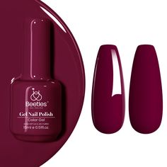 PRICES MAY VARY. 🌟【Personal Style】:Beetles Gel Nail Polish Vanessa Wine Pruple Burgundy Red Color,elegant shades of popular and trendy colors suitable for all seasons and daily routine life! 🎇【DIY Nails Like a Pro】: Beetles gel art can make you easily create stunning nails at home, just enjoy latest nail fashion and show your artwork to the world. Improving Daily Charm, fancy Nails, fancy Daily. 🎇【Ideal Gift for Her】: They are appropriate for any holiday or special event, such as birthday, holiday, anniversary, Valentine's Day, Spring gift. Suitable for various nail enthusiasts, whether beginners or professional nail therapists, this product can be used.This item is UV gel. It is still sticky after curing. It must be used with a base coat and top coat! This item does not include base&to Autumn Color Nails, Cranberry Nail Color, Berry Nail Color, Merlot Nails, Nail Design At Home, Cherry Wine Nails, Nails Fancy, Jelly Gel Nail Polish, Holy Girl