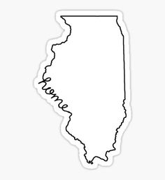 the state of north carolina in black and white sticker on a white background vinyl