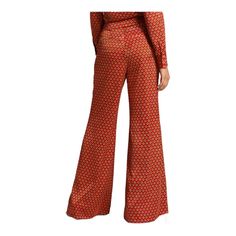 Brand New Gabrielle Union High Waist, Wide Leg Pants Color: Romantic Red Size S Waist 13 1/2” (Flat) Length 43” Polyester|Spandex Machine Wash Tumble Dry Low Size: Xs Red Wide Leg Pants For Fall Party, Fitted Red Wide Leg Pants, Retro Red Bottoms For Fall, Fitted Red Wide Leg Pants For Fall, Fall Red Wide-leg Bottoms, Red Full Length Retro Pants, Retro Full-length Red Pants, Retro Red Full Length Pants, Red Retro Full-length Pants