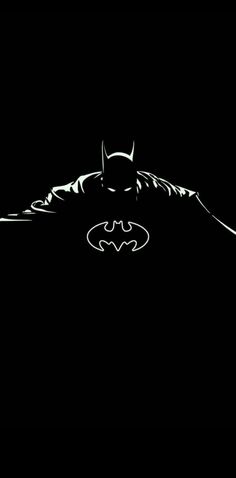 the dark knight batman logo is shown in black and white, as well as an image of