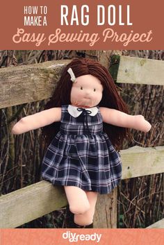 the rag doll sewing pattern is easy to sew