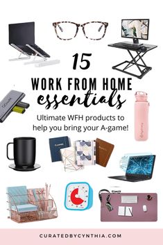 the ultimate guide to work from home essentials that you'll need in your life