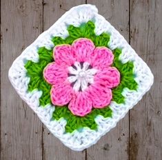 Granny Squares, Beautiful Crochet, Doilies, Granny Square, Flower Patterns, Square, Crochet, Flowers, Pattern