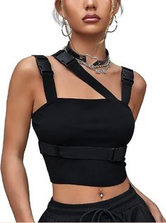 Mixed with festival, rave, party, clubwear, Streetwear, e-girl, gothic, punk, grunge aesthetic, rock, and alternative clothing aesthetics. Perfect for casual and daily wear also. Comfortable Clothes Aesthetic, Aesthetic Rock, Clothing Aesthetics, Techno Outfit, Rave Tops, Fancy Top, Rave Fits, Reflective Fabric, Punk Streetwear