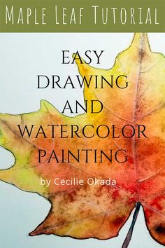 an easy drawing and watercolor painting book