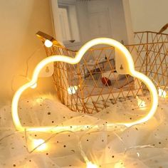 PRICES MAY VARY. LED LIGHT SIGN: Make a warm ambiance in any room with this gorgeous cloud neon sign. A perfect artwork or a gift forsomeone you want to give such as a child, lover, friend WHY CHOOSE LED NEON SIGNS: Unlike conventional glass neons, it is not likely to break. It does not emit an annoying sound to the outside or room. There will be no dangerous heating. You can use it comfortably in your home, including the rooms where children play STURDY & DURABLE: LED Neon signs are made of fle Wall Decor Lights, Cloud Lights, Neon Sign Bedroom, Lampe Decoration, Cloud Shapes, Led Neon Lighting, Neon Light Signs, Luxury Decor, Bedroom Aesthetic