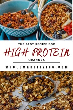 the best recipe for high protein granola