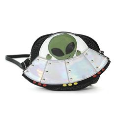 UFO Alien Spaceship Crossbody Bag-EspiLane/Sleepyville Critters-Bag-ESPI LANE Astronomy Gift, Unique Purses, Handbag Organization, Skyfall, Up Girl, Diy Bag, Shoulder Handbags