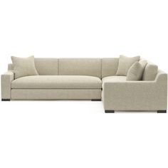 Ethan 2-Piece Sectional | Value City Furniture Cream Sectional, Value City Furniture, City Furniture, Classic Silhouette, Clean Lines, 2 Piece, Living Room Furniture, Sectional, Couch