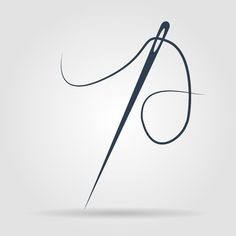 a pair of scissors and thread on a white background illustration stock photo - budget conscious