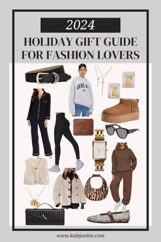 the holiday gift guide for fashion lovers is featured in this post - it - up