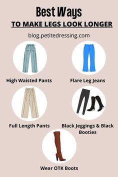 I'm 5'2", and these are the 9 best ways to make legs look longer Make Legs Look Longer, Leg Pants Outfit, Petite Clothing, Black Jeggings, Body Proportions