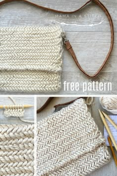 the free pattern for this purse is easy to make