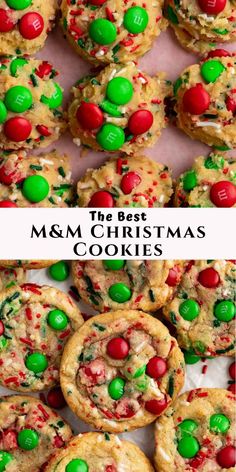 the best m & m christmas cookies