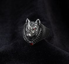 * Wolf ring , Men wolf ring , Mens wolf ring , Wolf ring men , Wolf head ring , Wolf accessories * Product Weight: Approximately 12 grams ( May differ due to sizing and handmade structure) ( 1 ounce = 28.5 grams ) * Preparation Time usually 1-3 days. All rings are designed and hand crafted by us. SIZING * All sizes are available since we hand craft each ring individually. We provide you size conversion charts for different measurement systems on the pictures. You may easily measure and determine your size OR anytime please MESSAGE to us for help about finding your size. SHIPPING * Express shipping USA, Canada and EU and UK with FEDEX , UPS, DHL and TNT. However due to increased costs of shipping in order to provide you best possible prices in the market we use economy shippings for other c Silver Ring With Wolf Design, Wolf Rings, Wolf Accessories, Wolf Bracelet, Grand Bazaar Istanbul, Wolf Ring, Main 1, Animal Ring, Silver Wolf