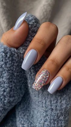 Pretty Nails For January, Jan Nails 2025, Cute January Nails Square, New Years Nail Designs Short Square, Jan 2025 Nails, Nail Ideas January 2025, January Nail Colors 2025, January Nails Inspo 2025, January 2025 Nail Trends