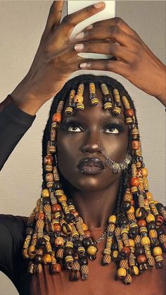 Pelo Afro, Protective Hairstyles Braids, Locs Hairstyles, Hair Reference, Hair Beads, Box Braids Hairstyles, African Hairstyles, Hair Art, Afro Hairstyles