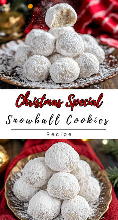 These classic Snowball Cookies are buttery, nutty, and perfectly sweet, with a melt-in-your-mouth texture that makes them ideal for any celebration. Best Snowball Cookie Recipe, Walnut Snowball Cookies Recipe, Easy Snowball Cookies Recipe, Best Snowball Cookies, Mexican Snowball Cookies, Walnut Balls Cookies, Vegan Snowball Cookies, Mint Chocolate Chip Snowball Cookies, Butterball Cookies Recipe