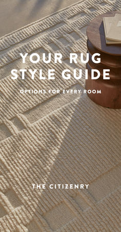 a rug with the title your rug style guide options for every room