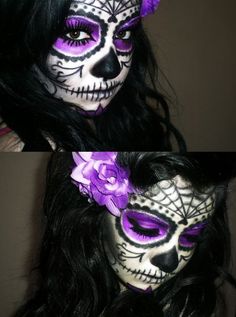 pink+day+of+the+dead+makeup | Day of the dead make-up | Halloween Ideas Halloween Makeup Sugar Skull, Dead Makeup, Sugar Skull Makeup, Candy Skulls, Special Effects Makeup, Skull Makeup, Skull Mask, Fx Makeup, Skull Face