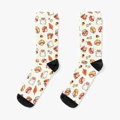 Super soft all-over printed knit socks with extra cushioning in the sole. Suitable for men and women. Colorful Kawaii forest elements on a cream background, perfect design for kids Kawaii Forest, Forest Elements, Cream Socks, Cream Background, Knit Socks, Socks For Sale, Knitting Socks, Awesome Products, Stuffed Mushrooms