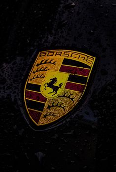 a close up of the emblem on a car