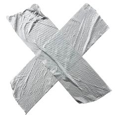 an unwrapped piece of clothing on a white background